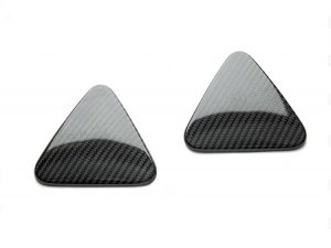  Alfa Romeo Giulia Quadrifoglio (QV) Fender Badge Cover Set - Carbon Fiber